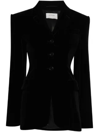 Sportmax ベルベット ジャケット | ブラック | FARFETCH JP