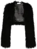 Sportmax faux-fur jacket - Black