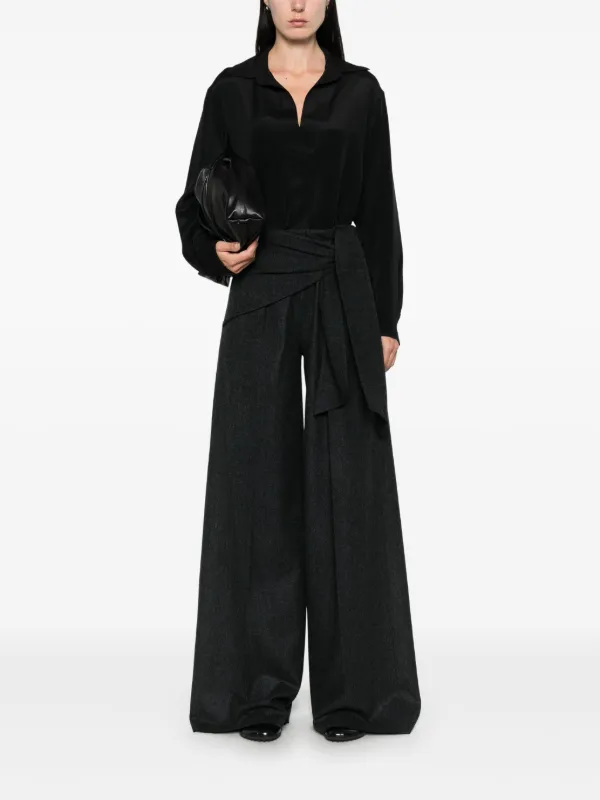 パンツ Max Mara MAX MARA Arsenio Pant Max Mara Arsenio Trousers | Grey | FARFETCH CA