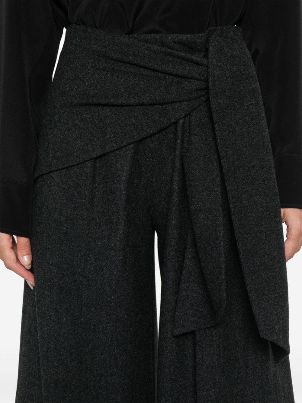 Shop Max Mara Arsenio Trousers In Grau