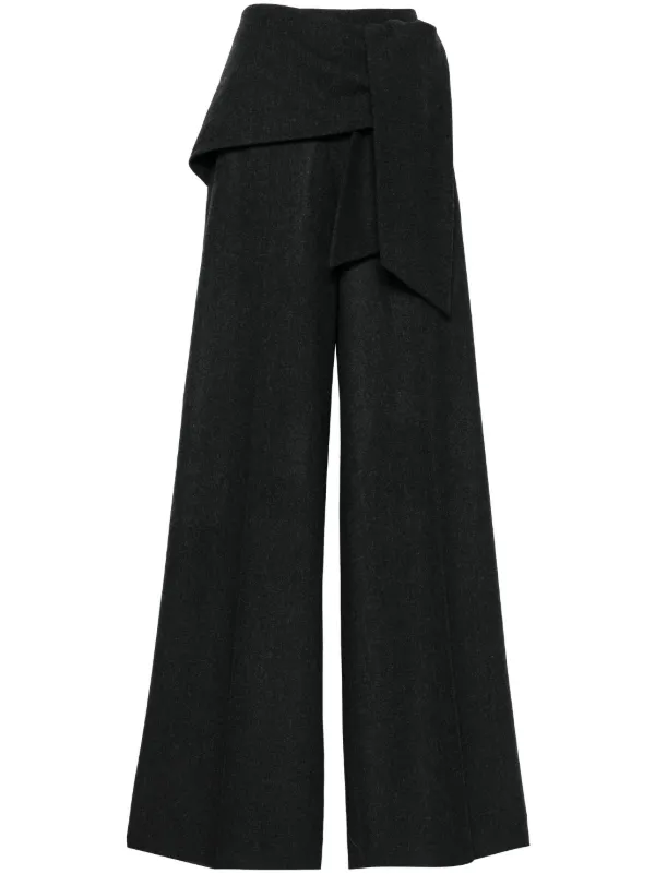 【Max Mara】'arsenio1234' ダークグレー バージンウールパンツ Max Mara Arsenio パンツ | グレー | FARFETCH JP