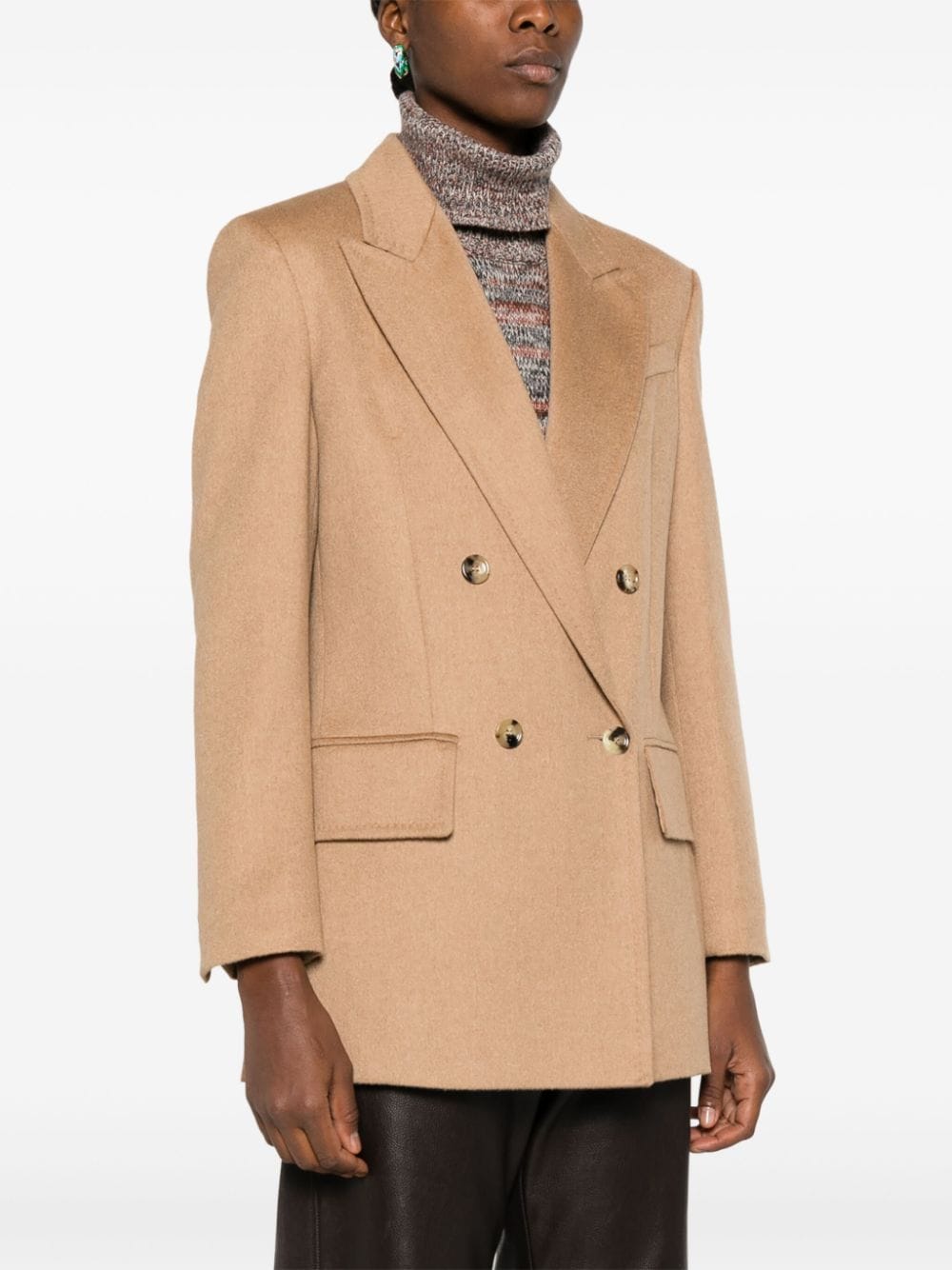 Shop Max Mara Falster Blazer In Neutrals