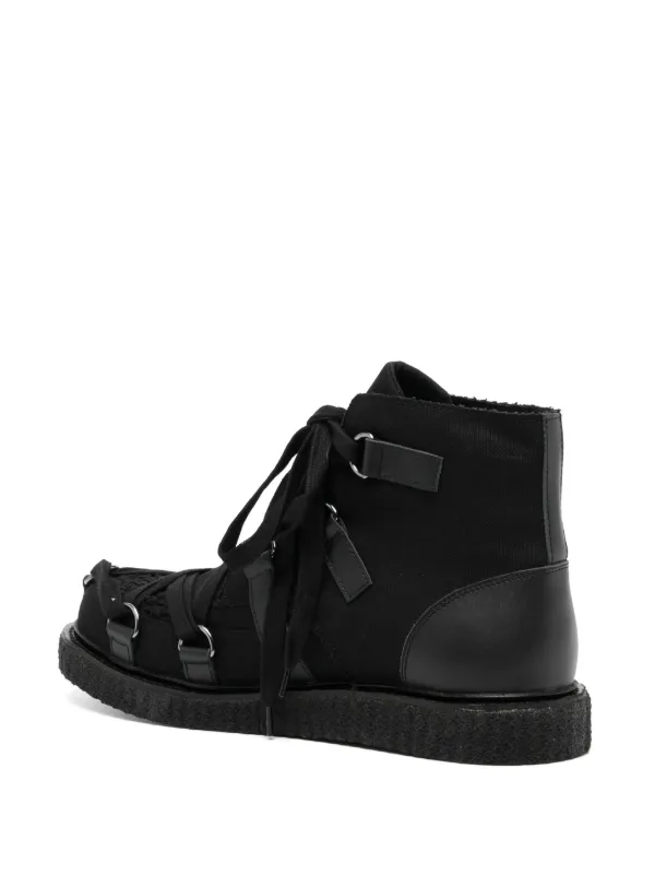 Yohji Yamamoto レースアップ ブーツ | ブラック | FARFETCH JP