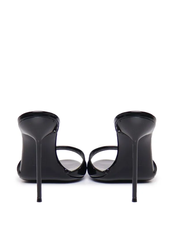 Paris Texas 105mm Lidia Mules | Black | FARFETCH LB