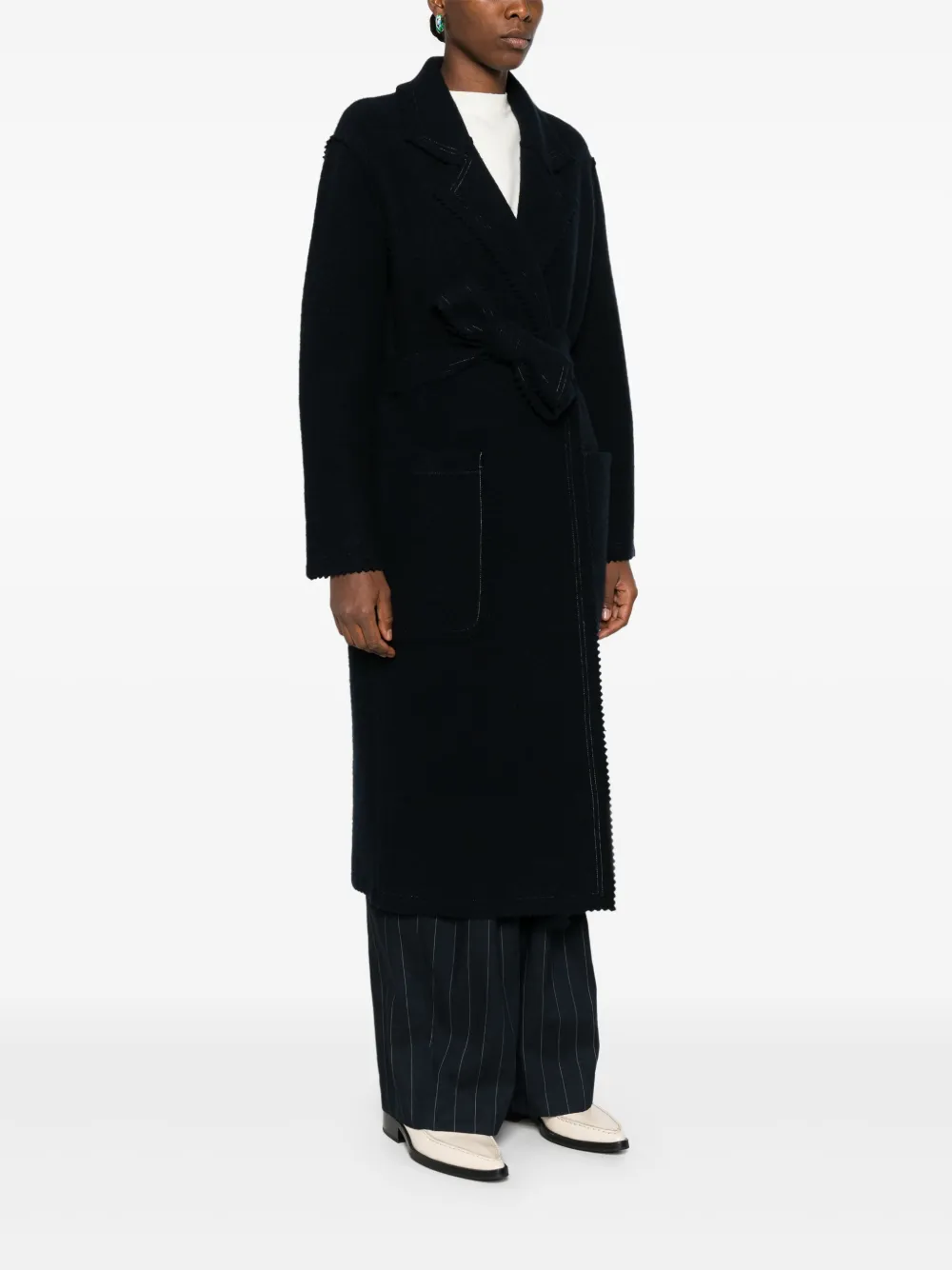  Max Mara Jene Coat - Blue 