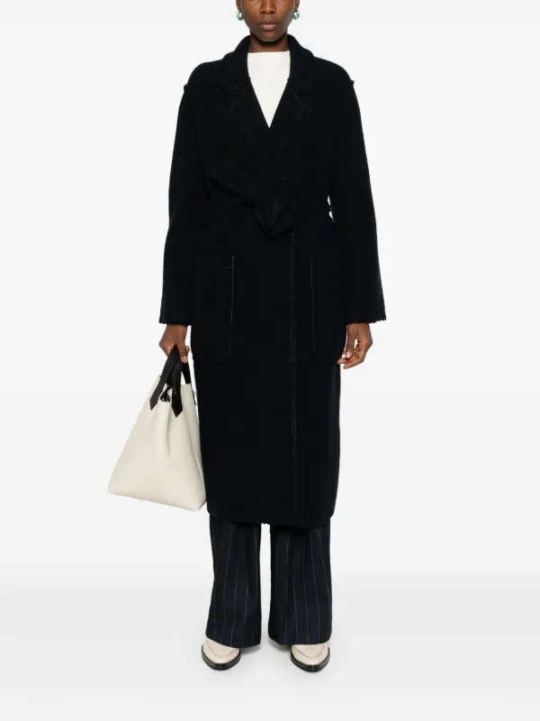コート MAX MARA Dark Blue Wool Blend Jene Coat Max Mara Jene Coat | Blue | FARFETCH