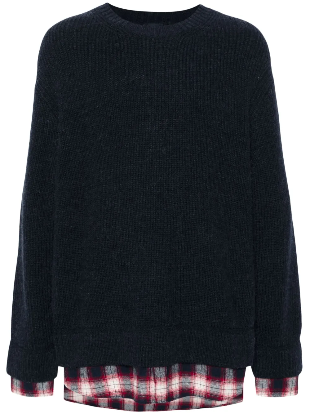 Juun.J Trui met gelaagd detail Blauw