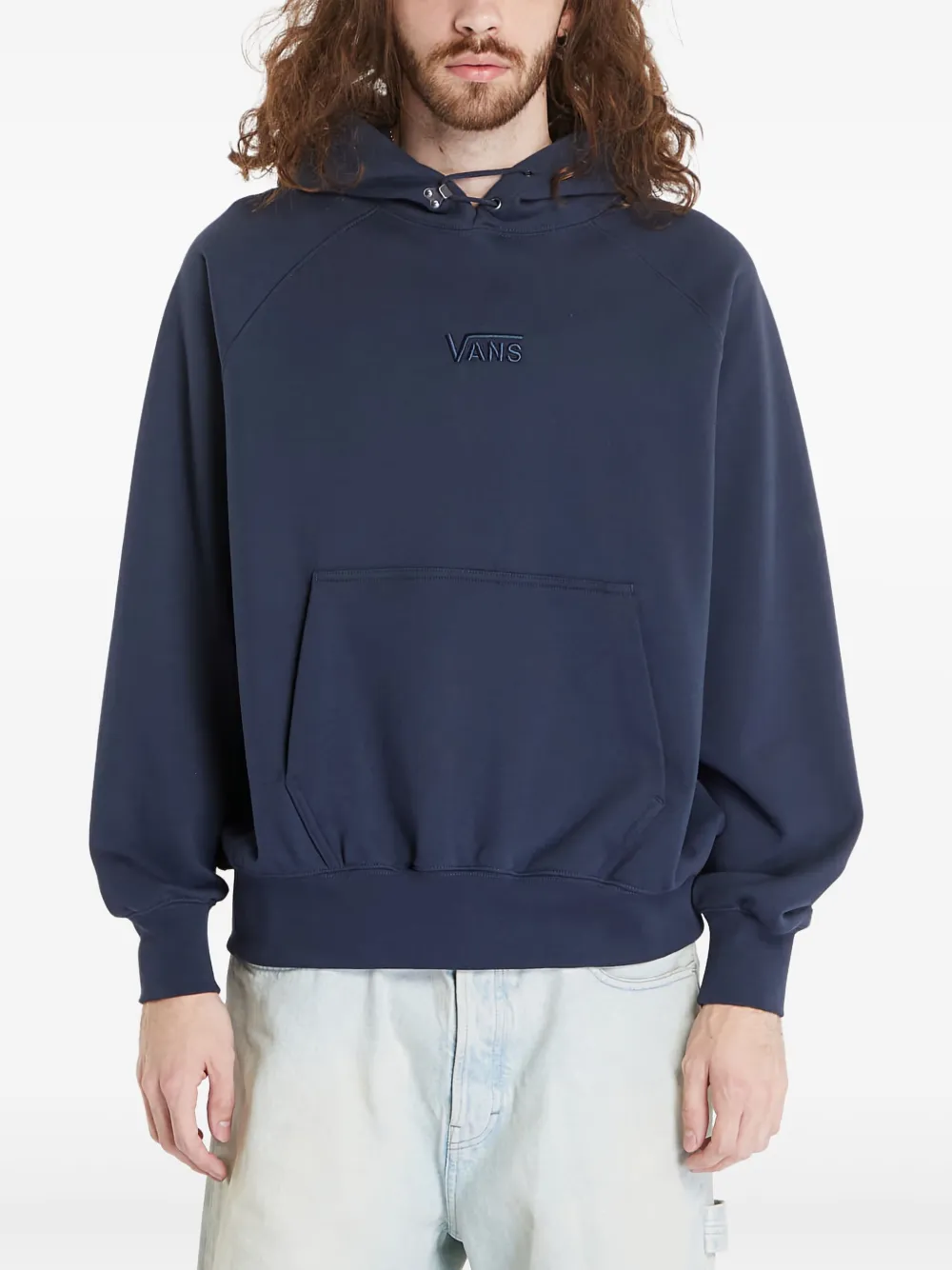Vans hoodie en coton | bleu | Image 1
