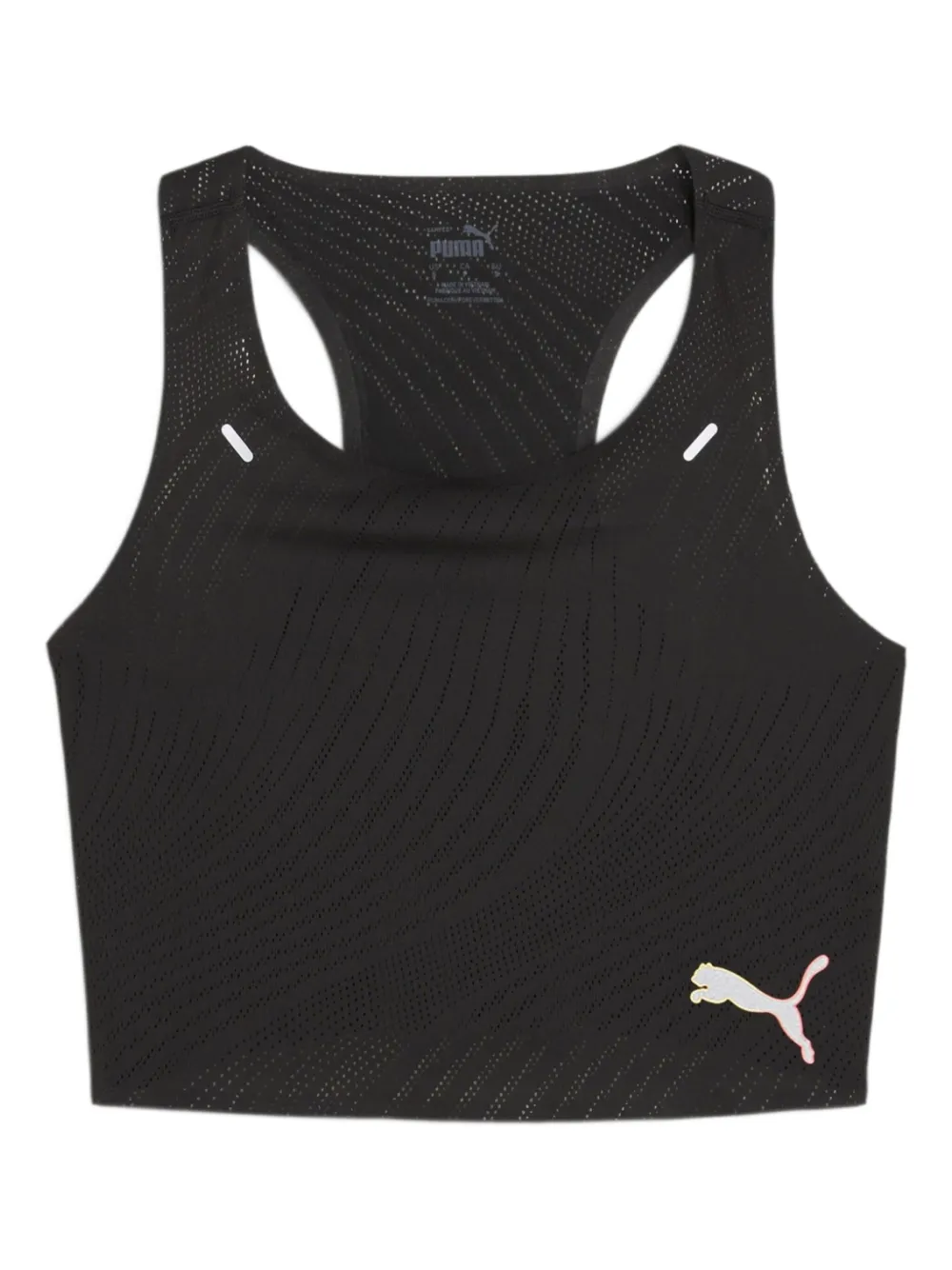 PUMA Top met logoprint | Zwart | Image 1