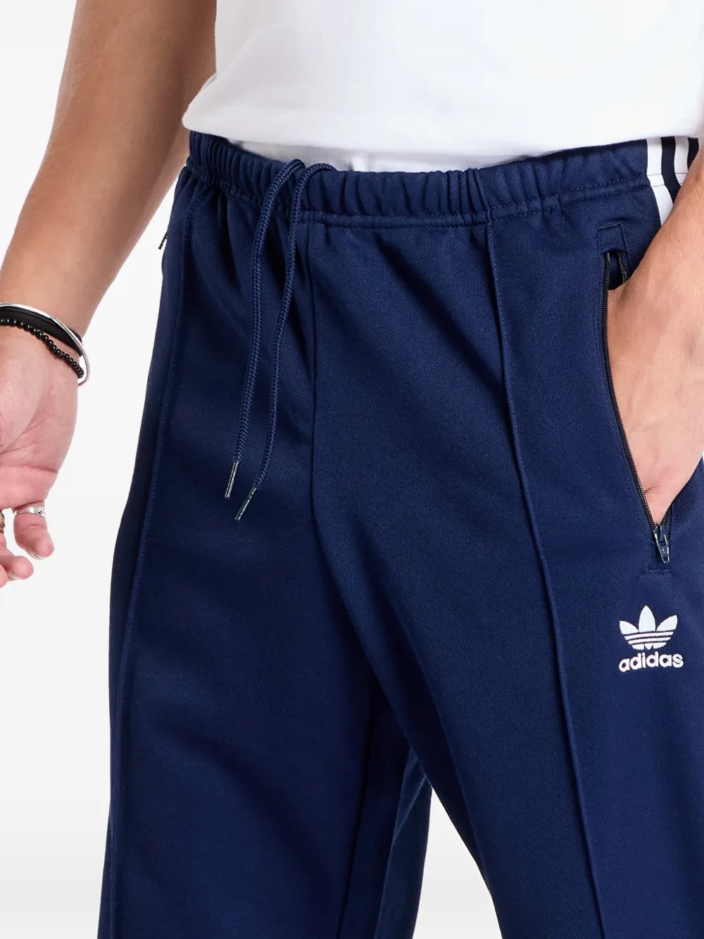 adidas Trainingsbroek met zijstrepen Blauw