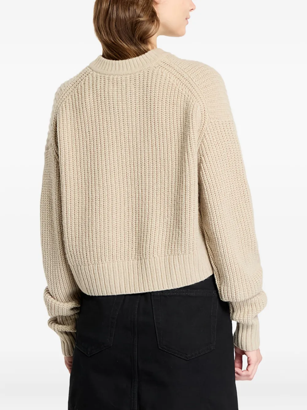 Calvin Klein Jeans Trui met V-hals Beige