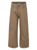 Timberland Kids logo-patch trousers - Neutrals