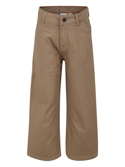 Timberland Kids logo-patch trousers