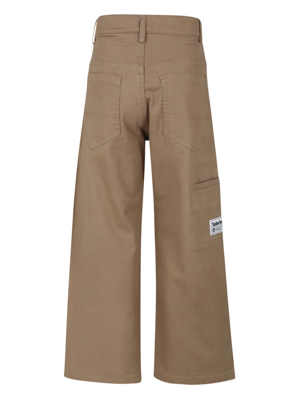 Timberland Kids Broek met logopatch Beige