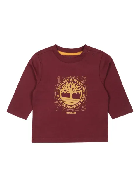 Timberland Kids logo-print T-shirt