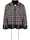 Craig Green plaid-check jacket - Black