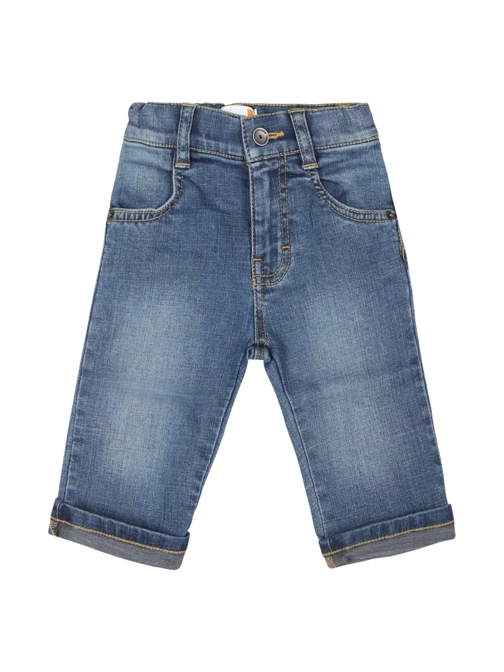 Timberland Kids ロゴ ジーンズ - ブルー Timberland Kids ロゴ ジーンズ - ブルー