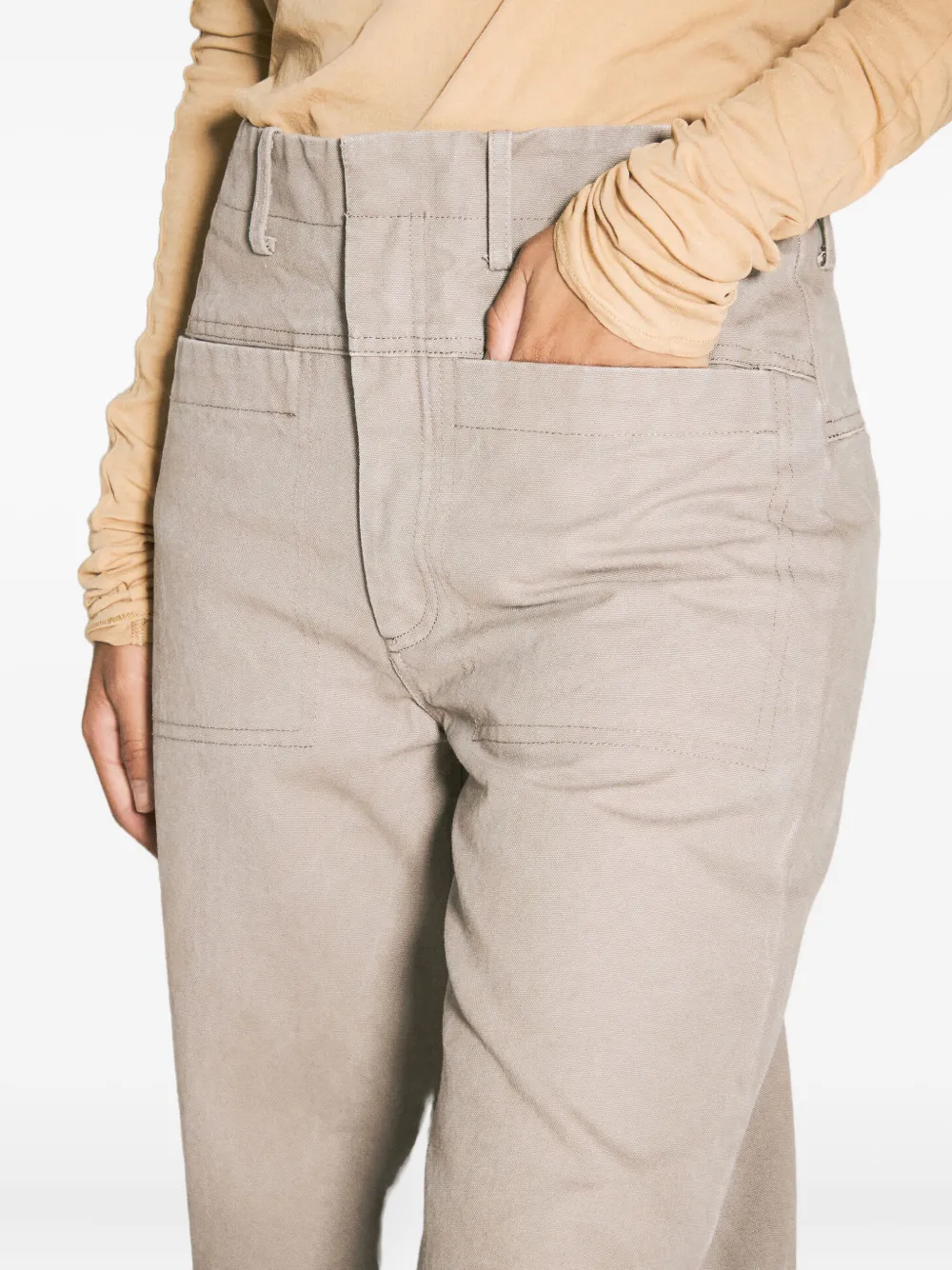 ENTIRE STUDIOS Flared broek Beige