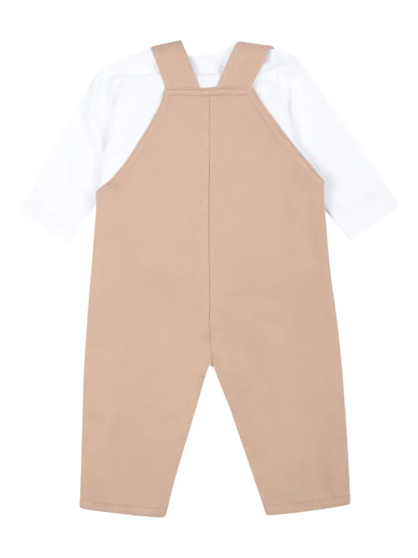 Timberland Kids ジャージーオーバーオール セット | ニュートラル 