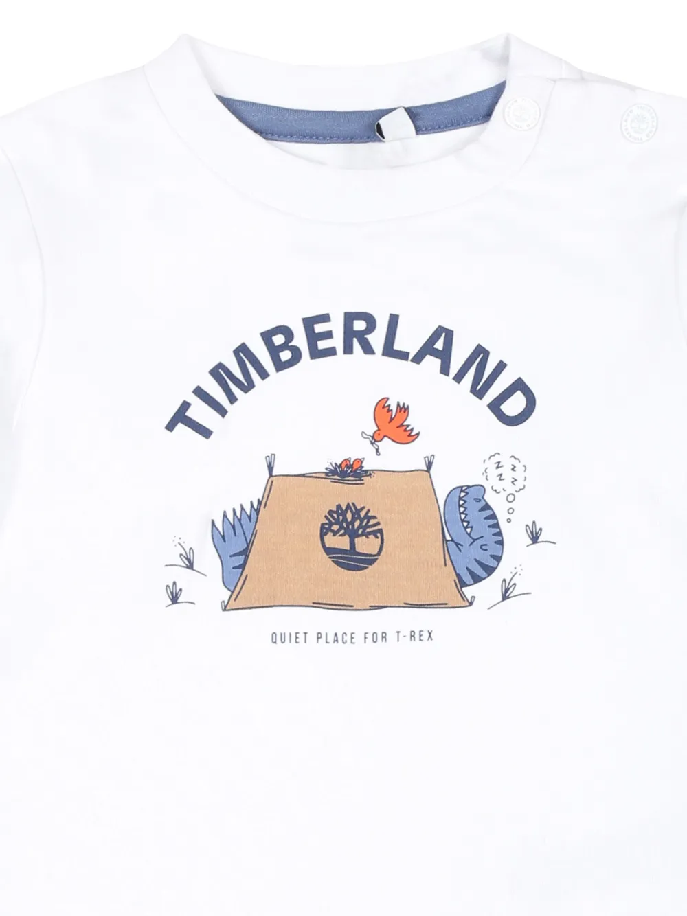 Timberland Cartoon-print T-shirt In White
