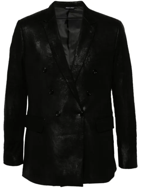 ERALDO faux-leather blazer