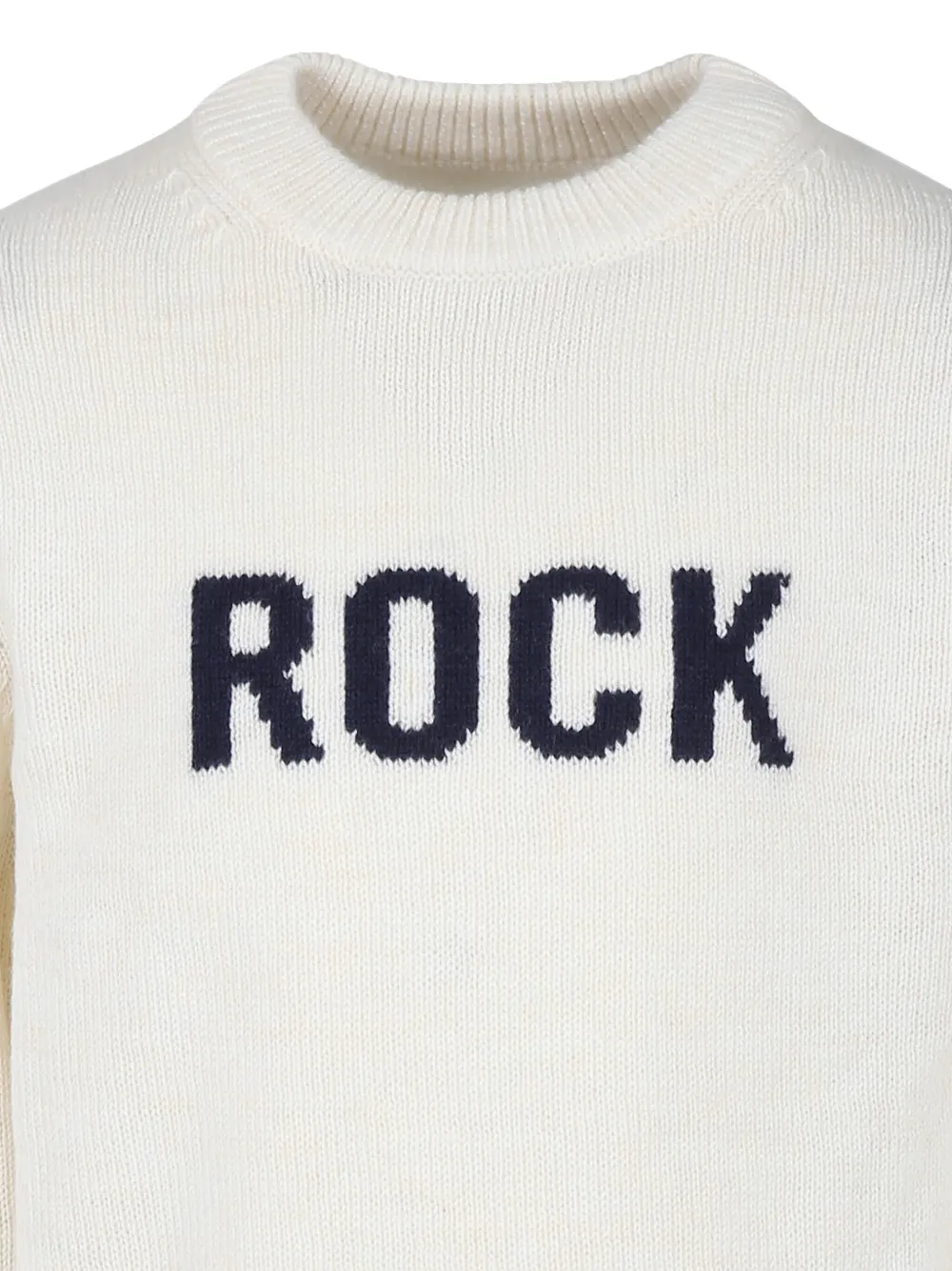 Zadig & Voltaire Kids Intarsia trui Wit