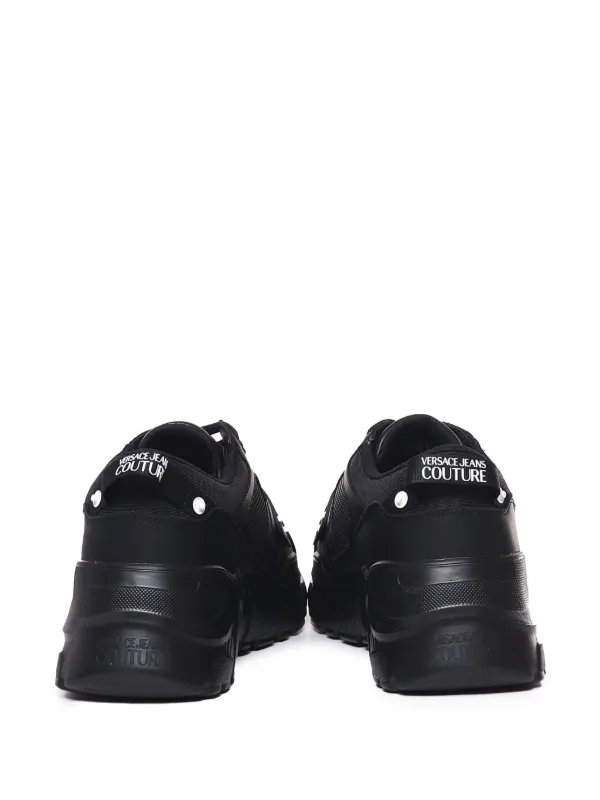 Versace Jeans Couture logo-print Sneakers | Black | FARFETCH