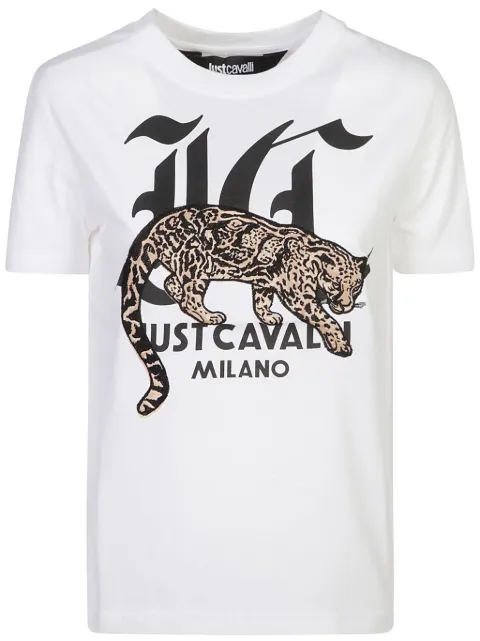 Just Cavalli تيشيرت بشعار الماركة