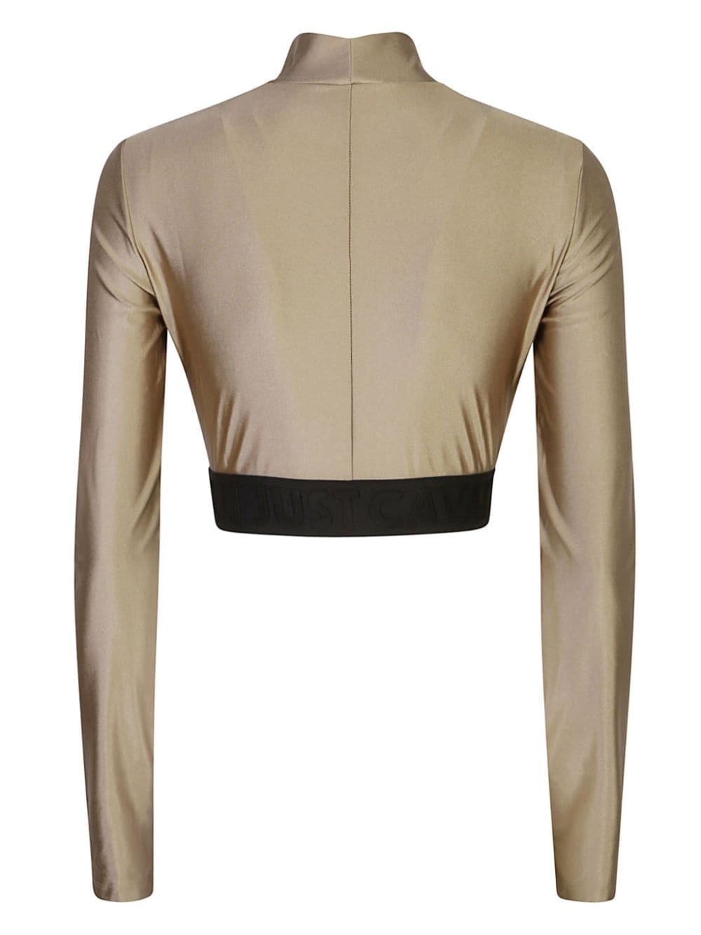 Just Cavalli cropped turtleneck - Beige