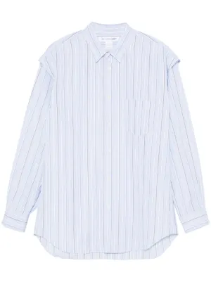 Junya Watanabe MAN ストライプ シャツ | ブルー | FARFETCH JP