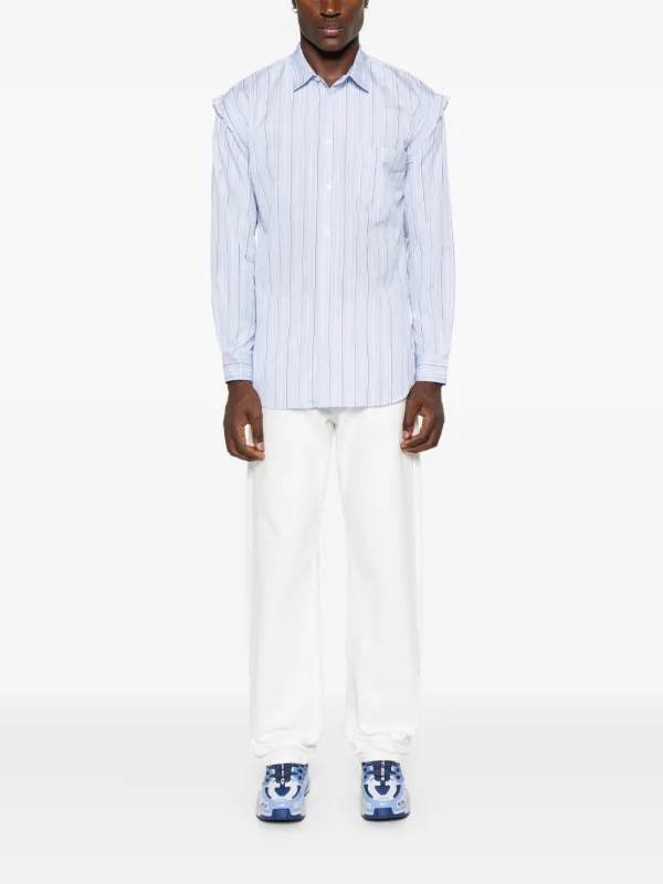 Comme Des Garçons Shirt ストライプ シャツ | ブルー | FARFETCH JP