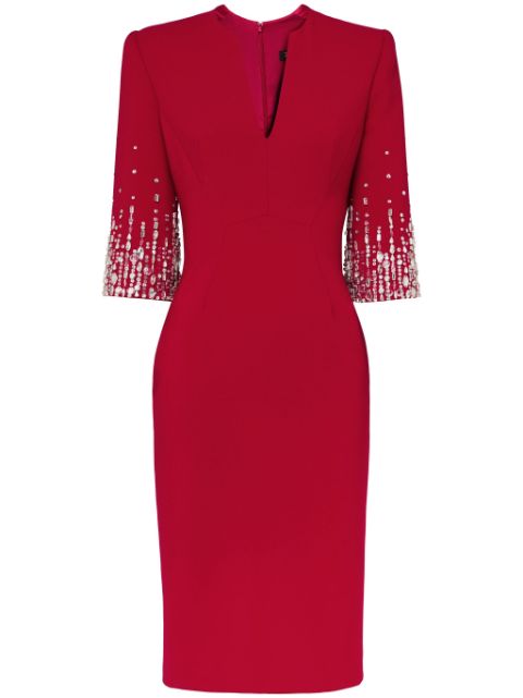 Jenny Packham Biela midi dress Women