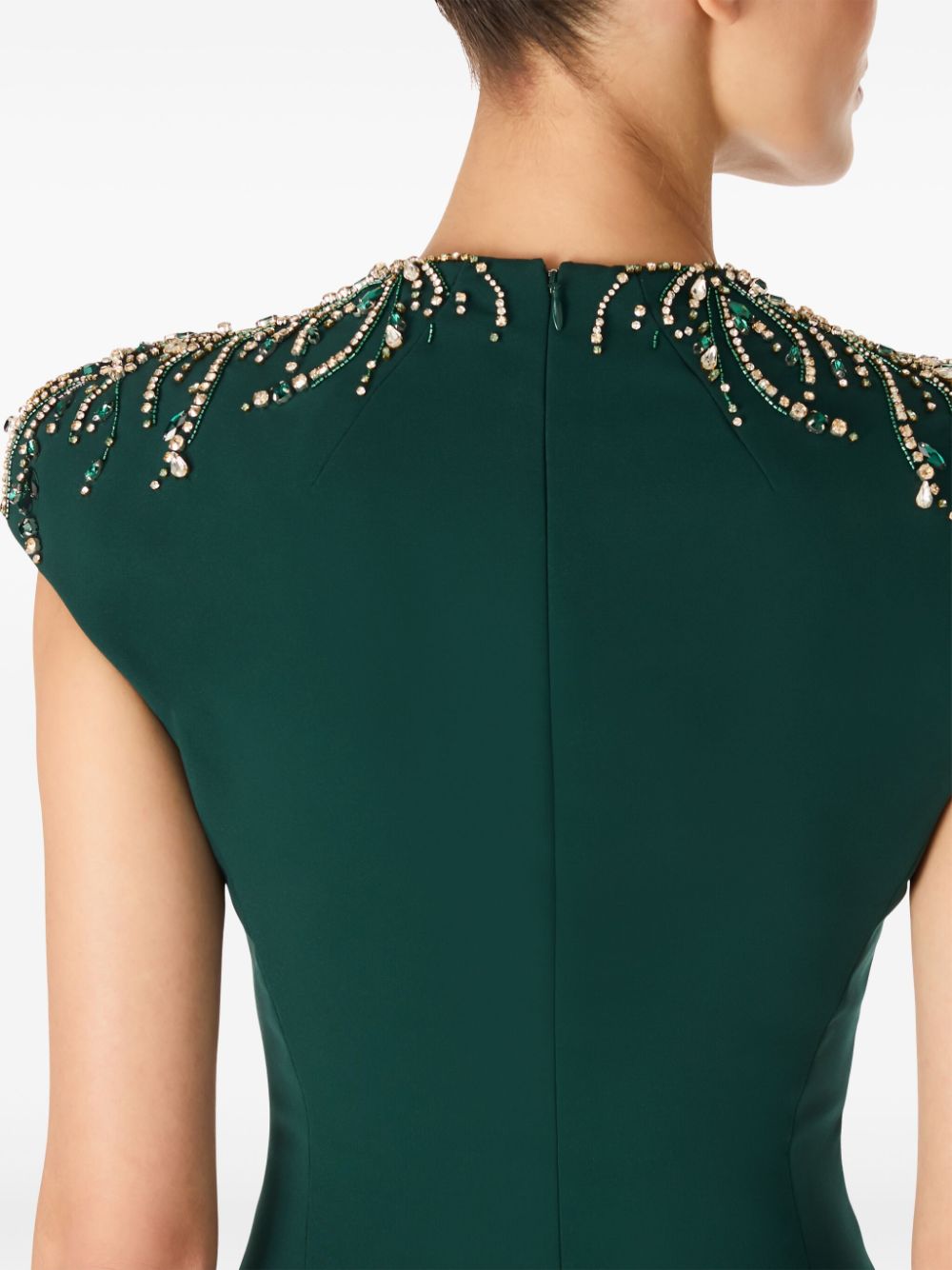 Jenny Packham Ardila crystal-embellished midi dress Women