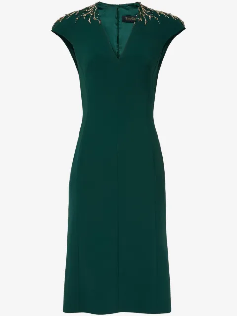 Jenny Packham Vestido midi Ardila com cristais