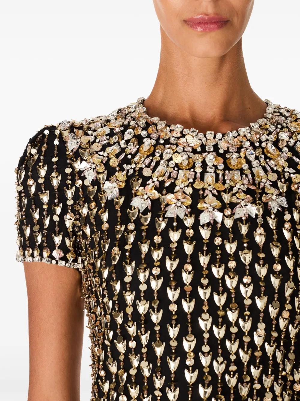 Jenny Packham Spark mini-jurk Zwart