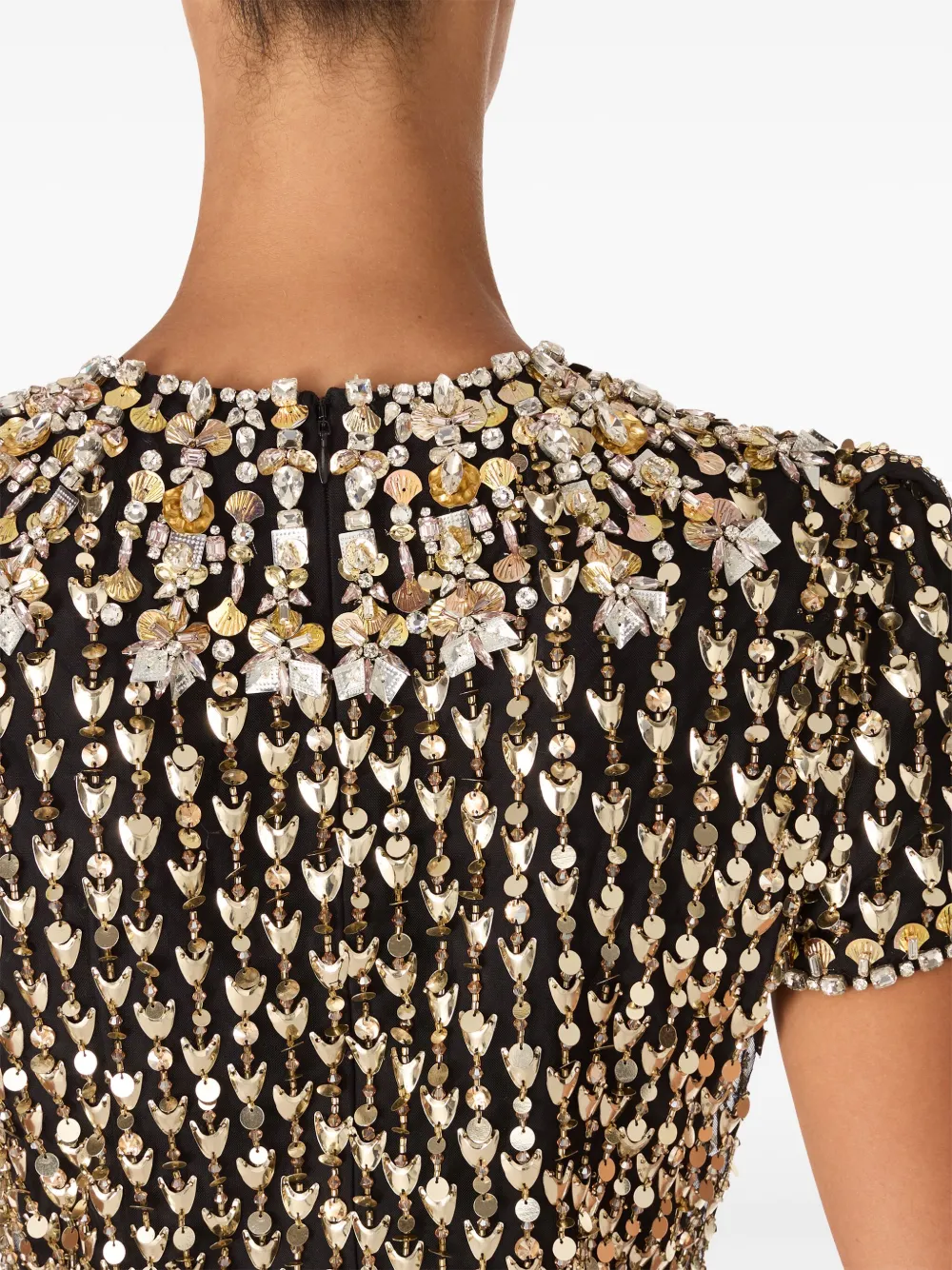 Jenny Packham Spark mini-jurk Zwart