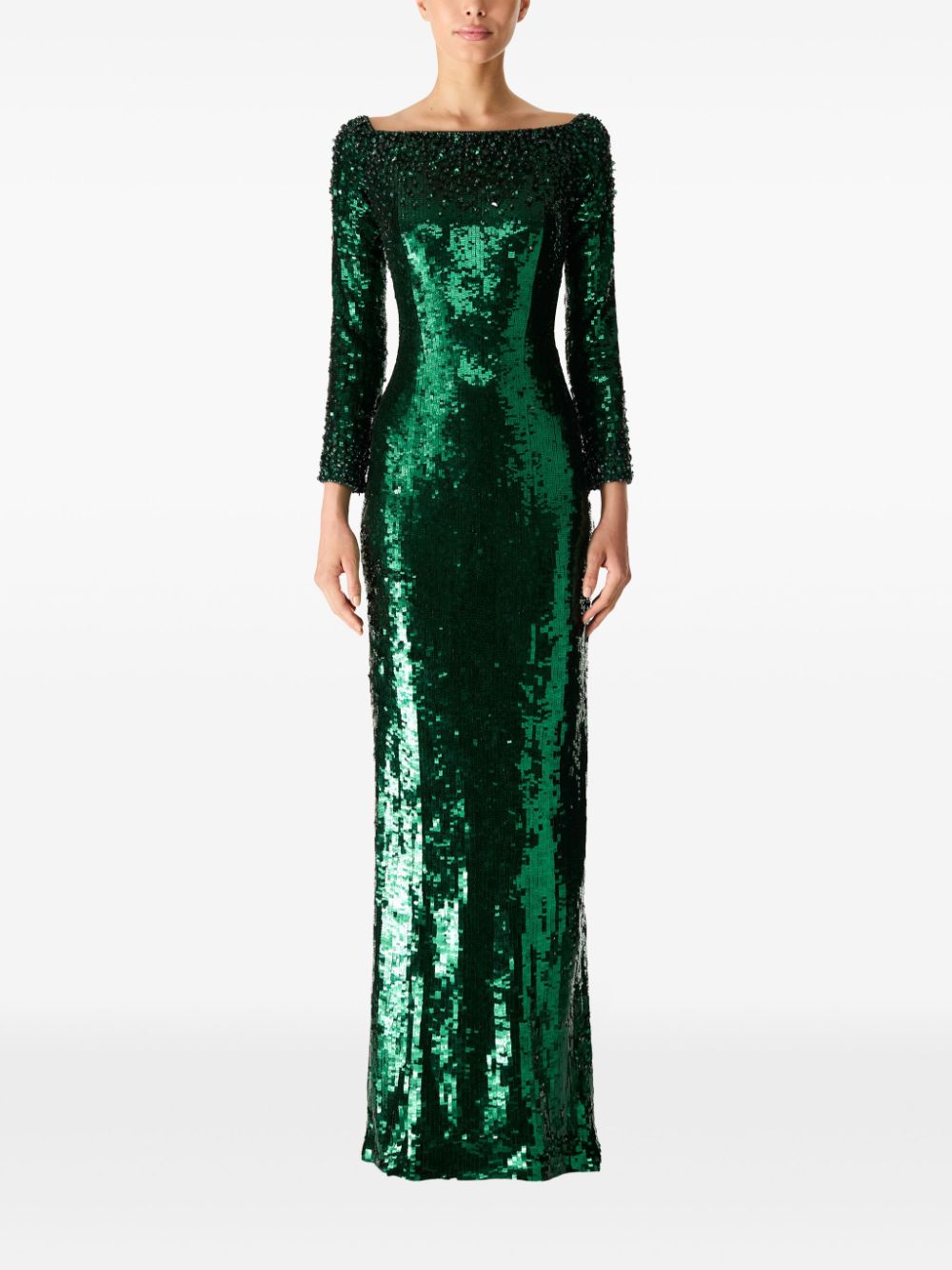 Jenny Packham Ballroom Blitz long dress - Green