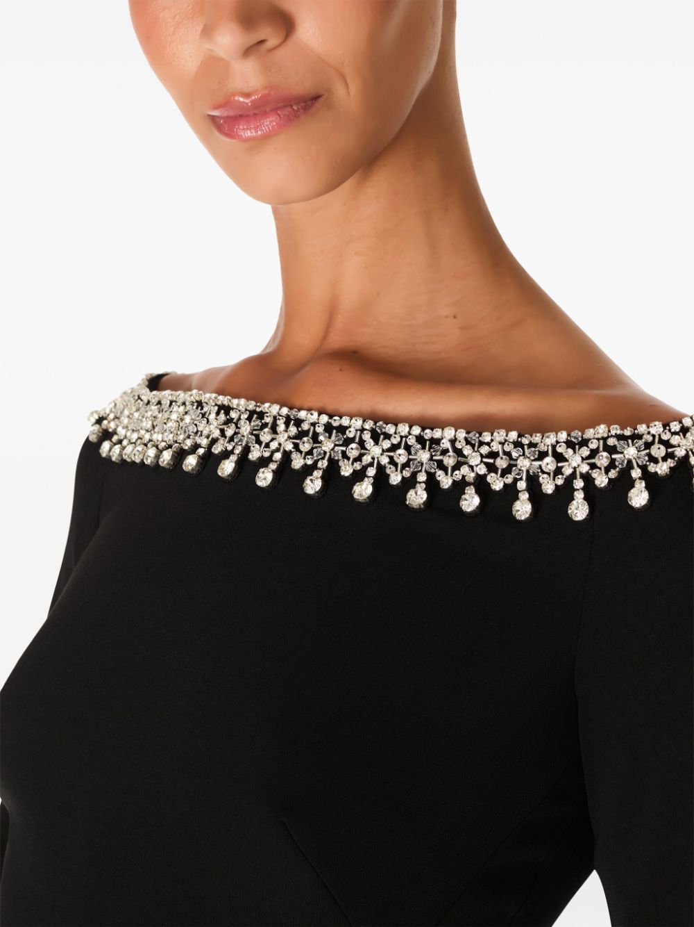 Affordable Jenny Packham Lima crystal-embellished midi dress Women