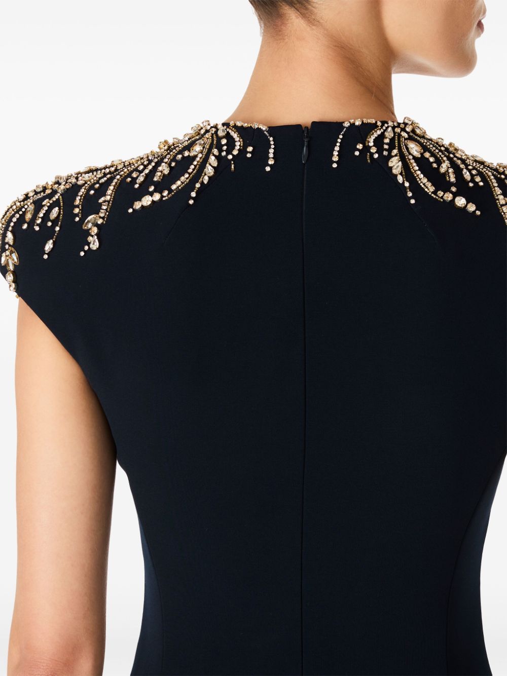 Jenny Packham Ardila crystal-embellished midi dress Women