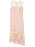 Ermanno Scervino floral-lace midi dress - Pink