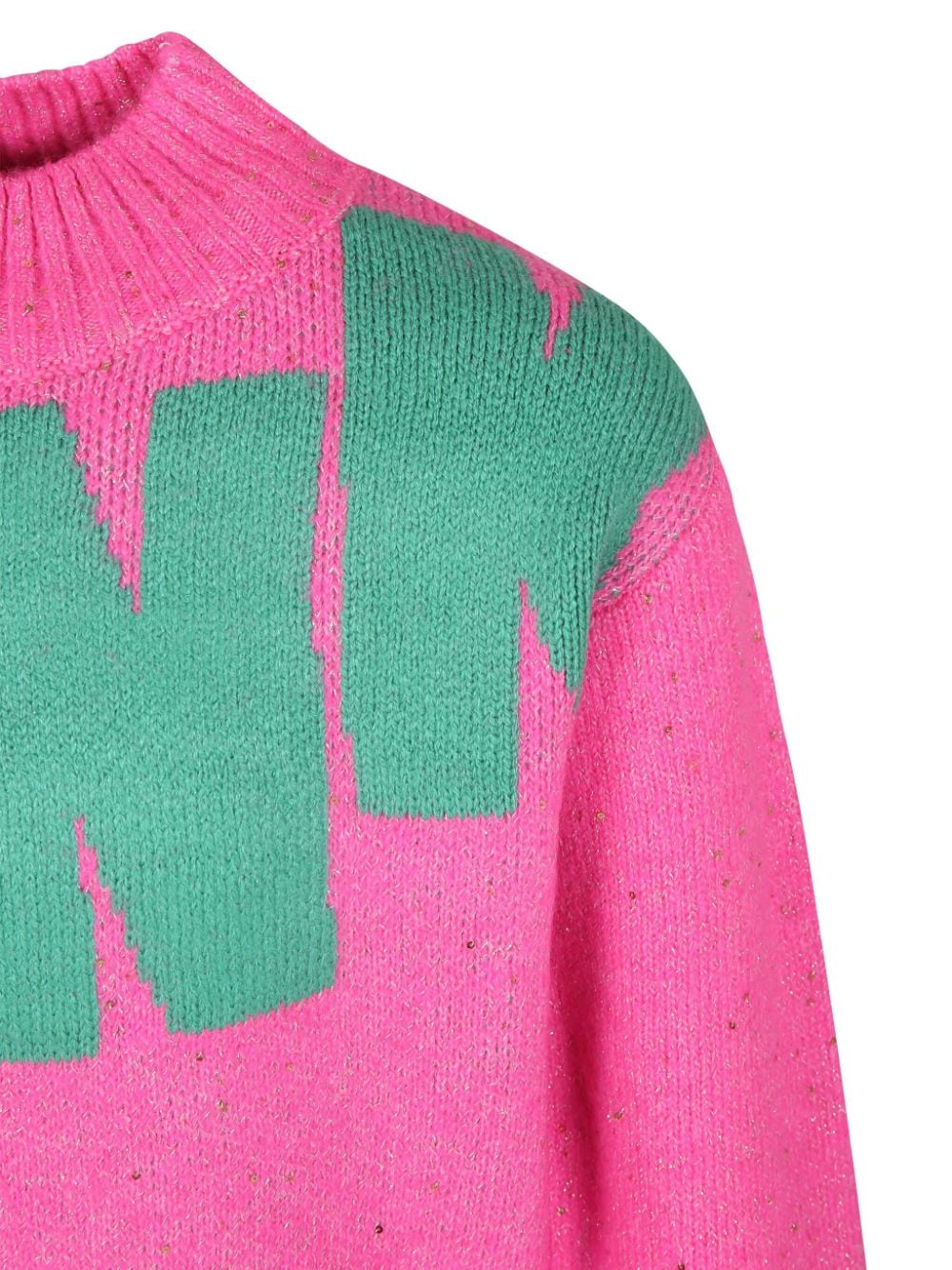 Shop Billieblush High Neck Sweater In Pink