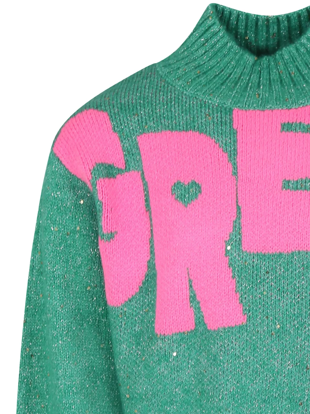 Billieblush Gebreide trui met metallic detail Groen
