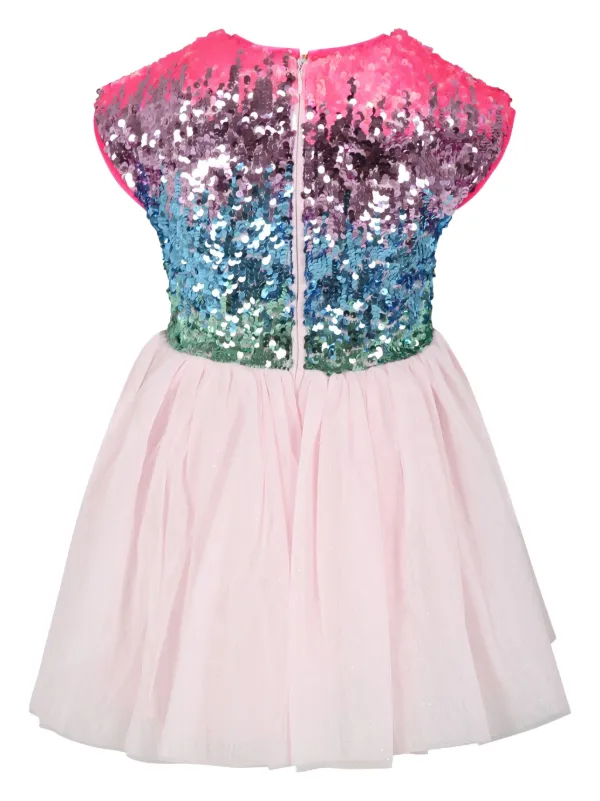 white christmas dresses Billieblush Blue Crazy Girls Knit Girls Dress main image 0