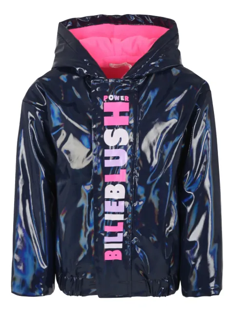 Billieblush logo-print jacket 