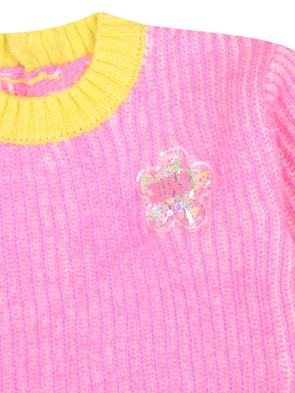 Billieblush Gebreide trui met colourblocking Roze