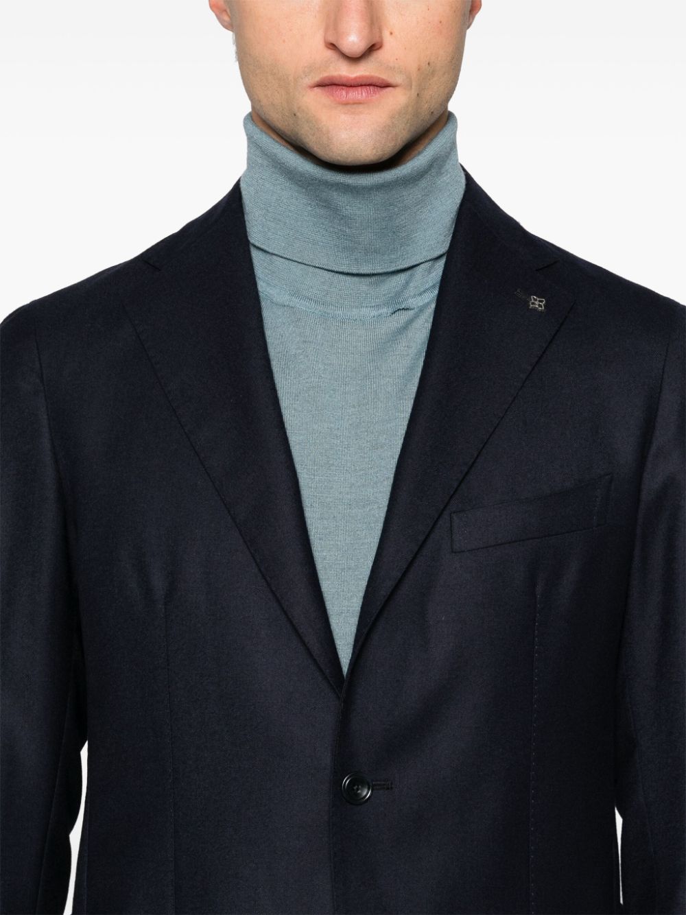 Shop Tagliatore Single-breasted Suit In Blue