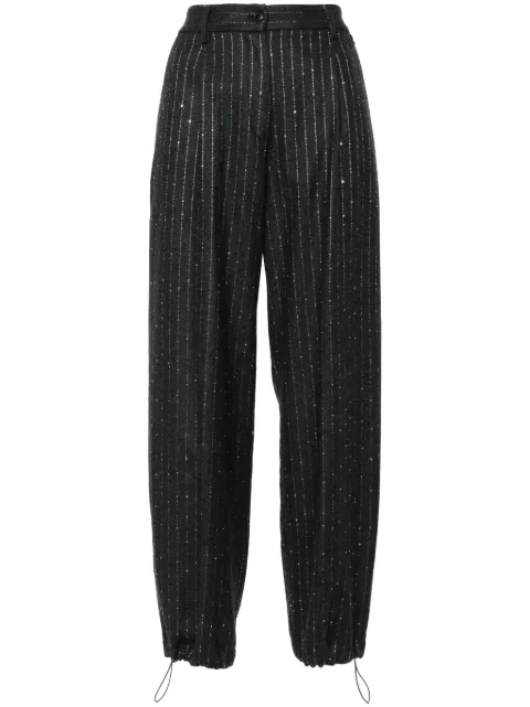 Herno pantalones con motivo de rayas diplomáticas