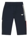 Emporio Armani Kids logo joggers - Blue