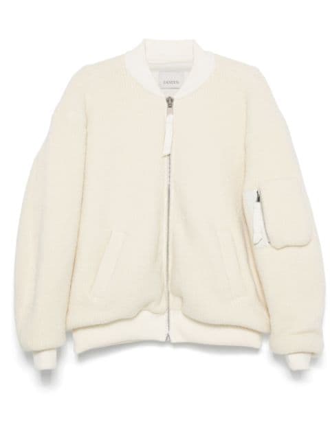 Laneus shearling bomber jacket