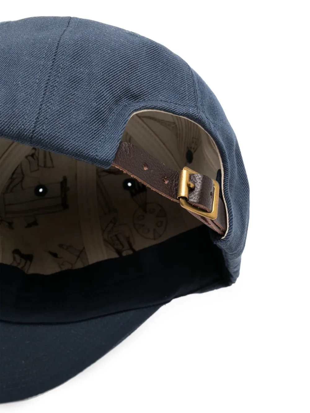 visvim Honkbalpet met geborduurd logo - Blauw